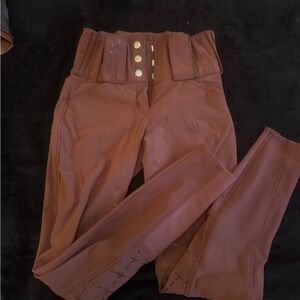 Burgundy Equinavia Desiree Full Seat Breeches Size 22